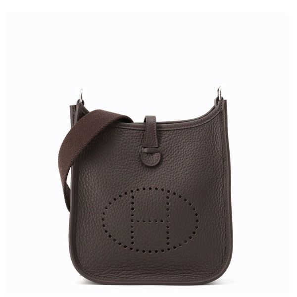 エルメス ショルダーバッグ エブリンTPM 85cm ルージュセリエ/シルバー金具 トリヨンクレマンス K刻印