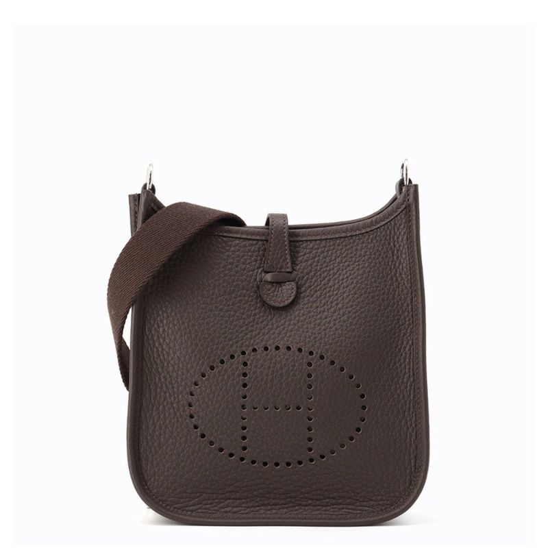 エルメス ショルダーバッグ エブリンTPM 85cm ルージュセリエ/シルバー金具 トリヨンクレマンス K刻印