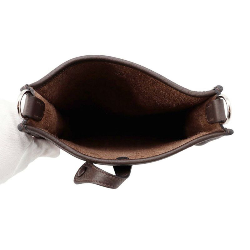 エルメス ショルダーバッグ エブリンTPM 85cm ルージュセリエ/シルバー金具 トリヨンクレマンス K刻印