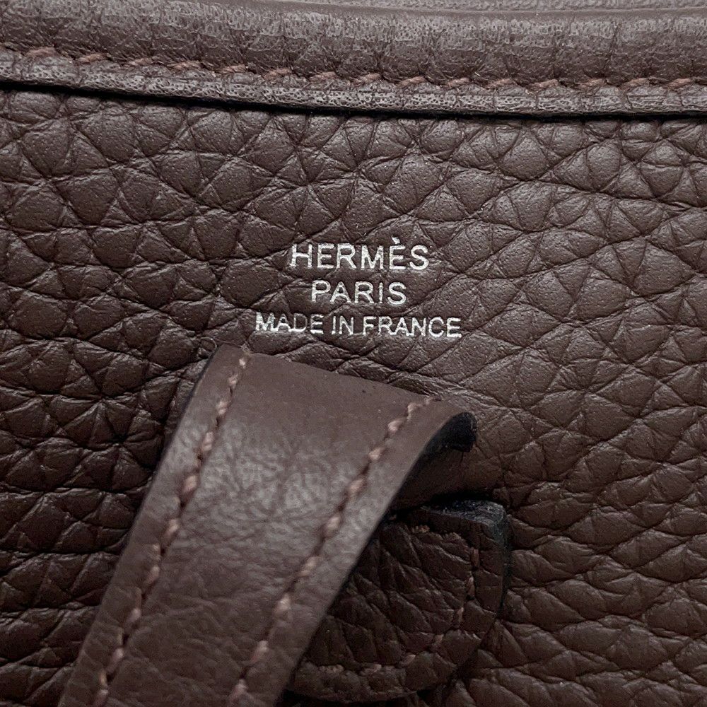 エルメス ショルダーバッグ エブリンTPM 85cm ルージュセリエ/シルバー金具 トリヨンクレマンス K刻印