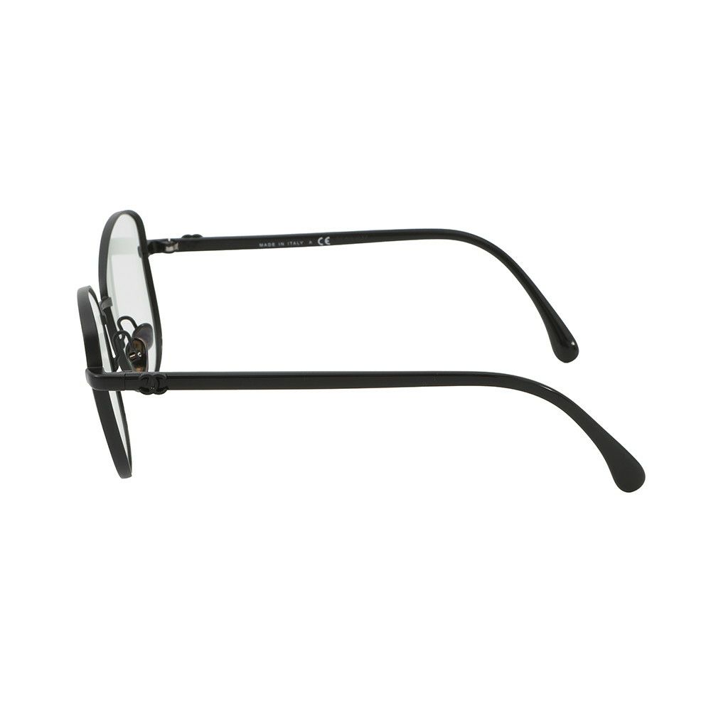 シャネル メガネフレーム ココマーク メタル 53□18 140 2198 CHANEL アイウェア 黒