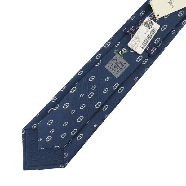 エルメス ネクタイ マイヨン・パンダ シルクタイ HERMES メンズ 2023春夏