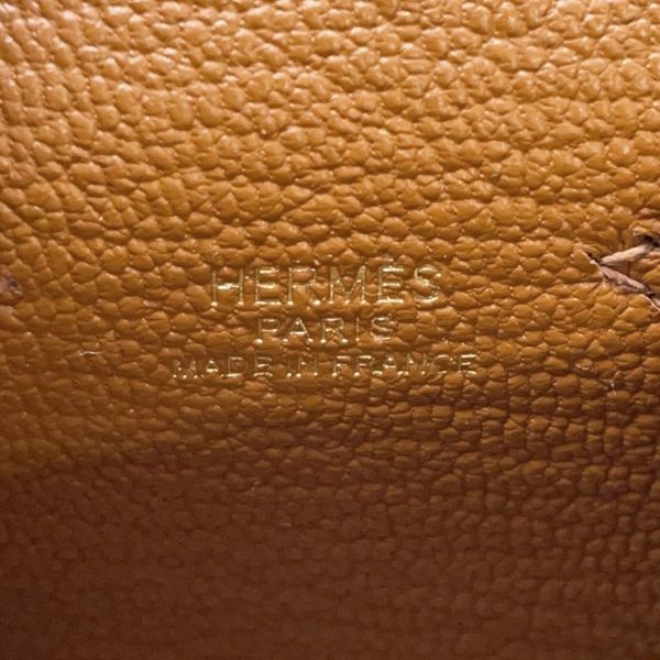 エルメス チャーム ビジュードサック ケリードール ナチュラルサブレ/オレンジ/ナタ/ブリック/ゴールド金具 タデラクト/シェブルミゾル B刻印