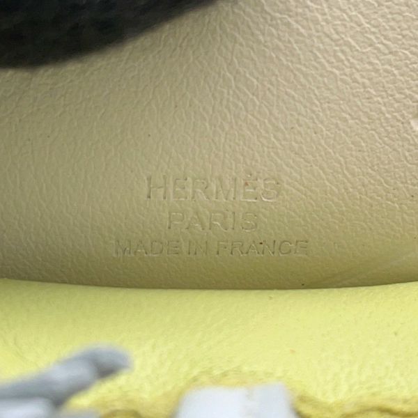 エルメス バッグチャーム ロデオ ペガサスMM ジョーヌブルジョン/ナタ/ブルーブリュム ラムスキン  U刻印