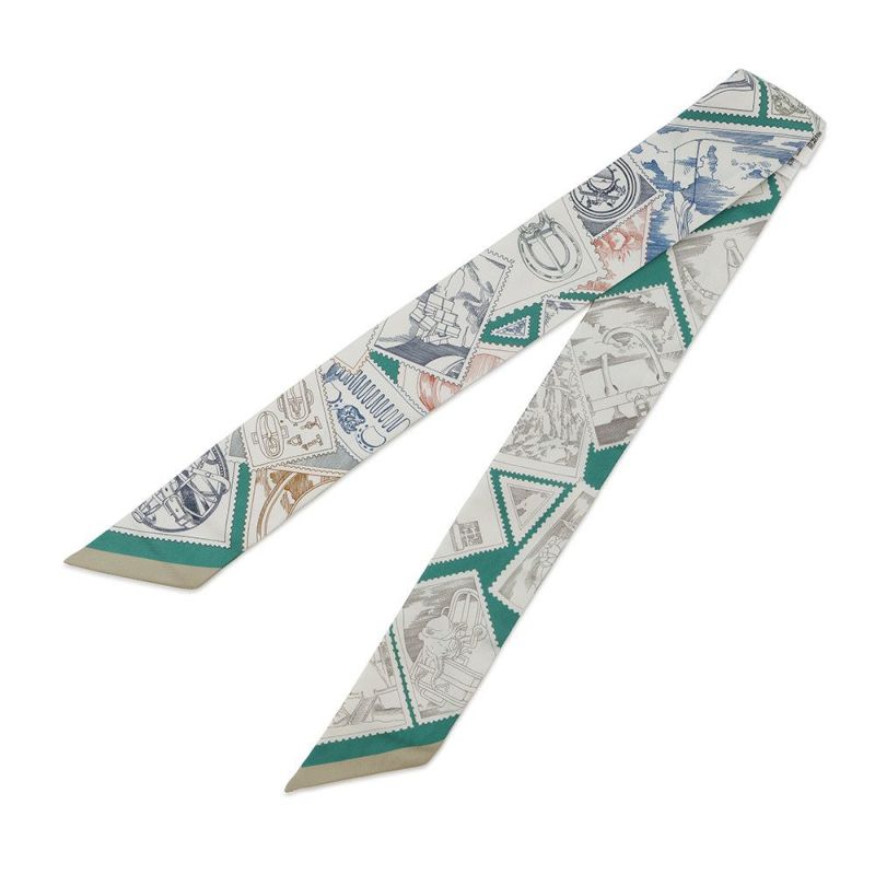 エルメス スカーフ ツイリー フォーブルの切手愛好家 HERMES シルクツイル 2025年秋冬