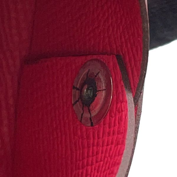 エルメス コインケース カルヴィ デュオ ローズエクストリーム/シルバー金具 エプソン U刻印 財布