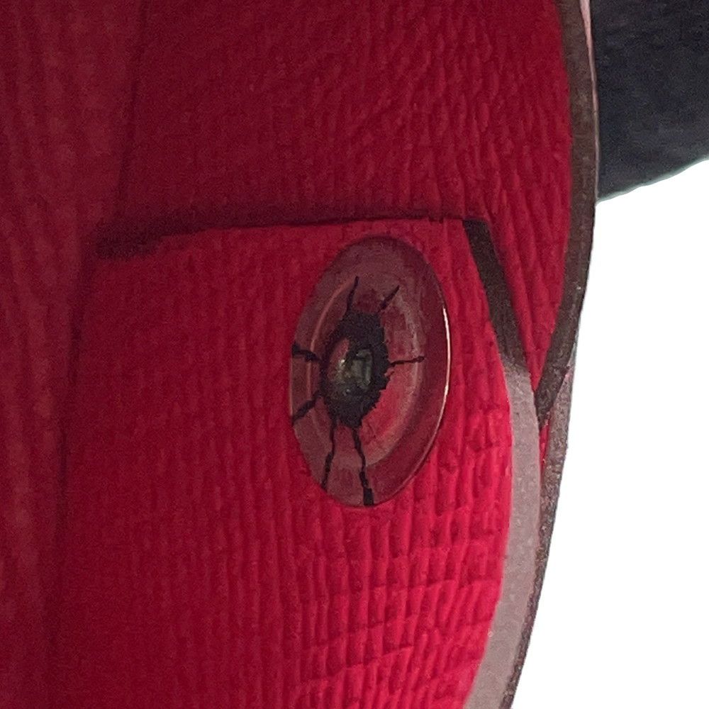 エルメス コインケース カルヴィ デュオ ローズエクストリーム/シルバー金具 エプソン U刻印 財布