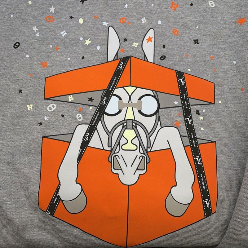 エルメス スウェット ボワットシュルプリーズ サプライズボックス  裏起毛 メンズサイズM HERMES  トップス