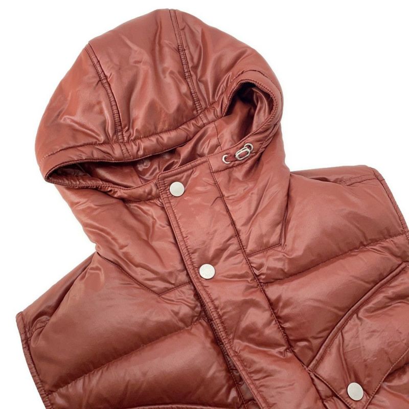 エルメス ダウンベスト ナイロン フード付き メンズサイズ44 HERMES アウター