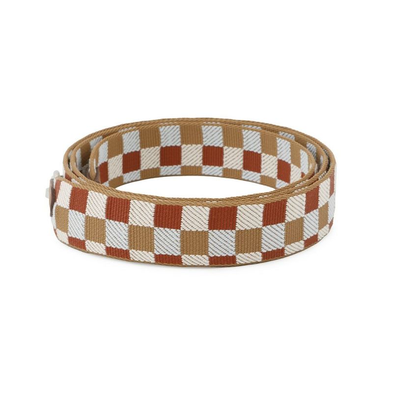 エルメス バンドリエール サングル マキシカドリーユ チャイ/ナタ/ブルーブリュム/ゴールド/シルバー金具 キャンバス/スイフト K刻印