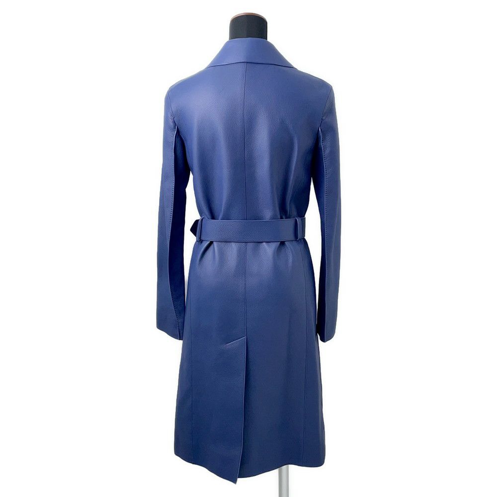 エルメス コート トレンチコート ディアスキン レディースサイズ34 HERMES アウター アパレル