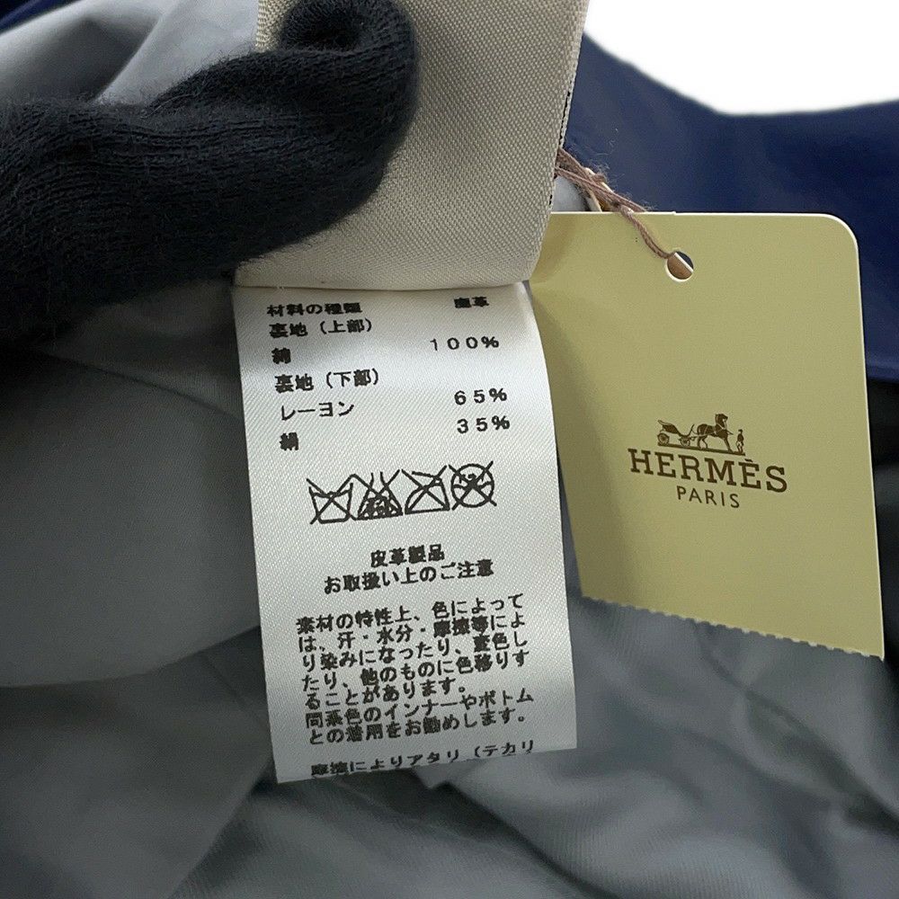 エルメス コート トレンチコート ディアスキン レディースサイズ34 HERMES アウター アパレル