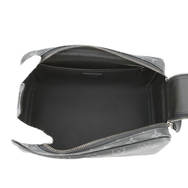 ルイヴィトン クラッチバッグ モノグラム・エクリプス ドップ・キット M46354 LOUIS VUITTON ヴィトン メンズ ブラック 黒