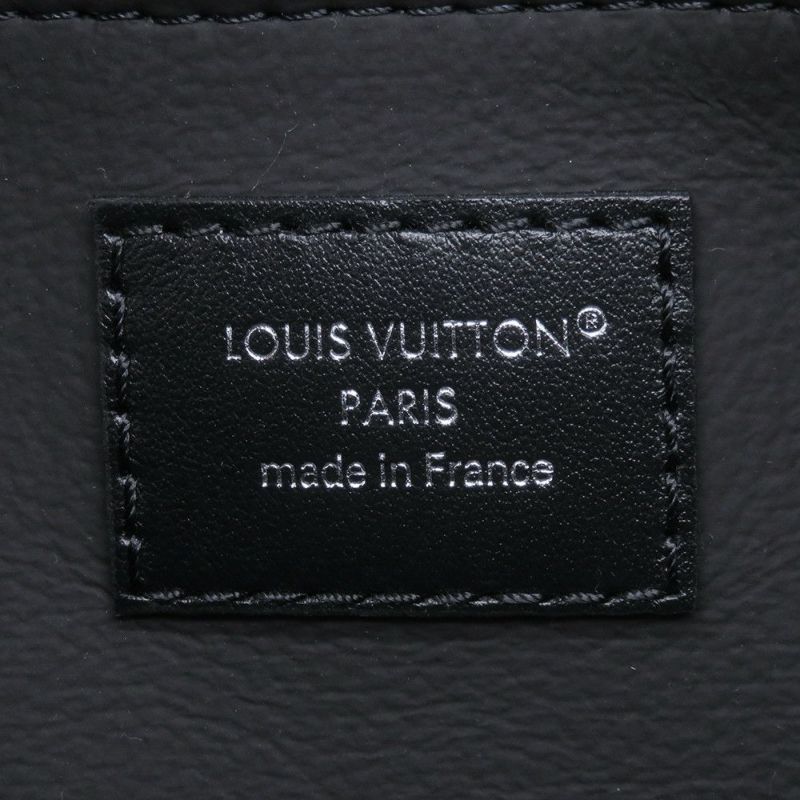 ルイヴィトン クラッチバッグ モノグラム・エクリプス ドップ・キット M46354 LOUIS VUITTON ヴィトン メンズ ブラック 黒