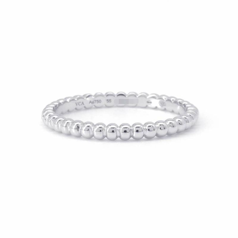 ヴァンクリーフ&アーペル リング ペルレ ゴールドパール スモール K18WGホワイトゴールド サイズ55 VCARN31755 指輪