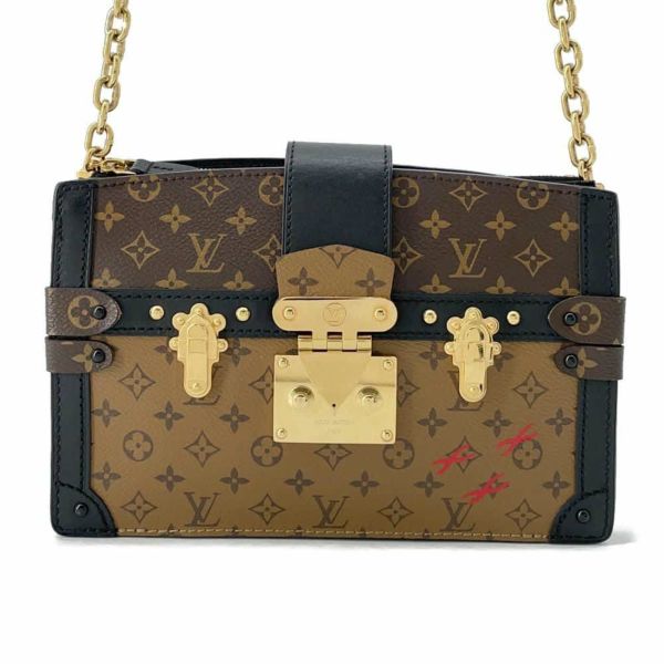 ルイヴィトン ショルダーバッグ モノグラム・リバース トランククラッチ M43596 LOUIS VUITTON