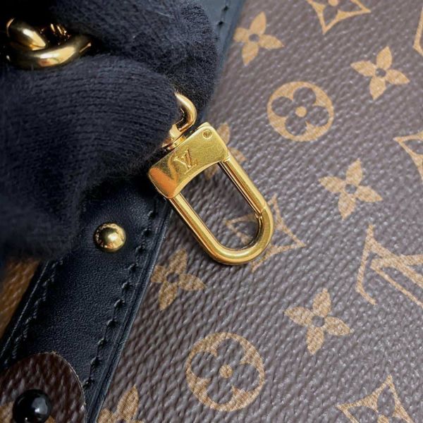 ルイヴィトン ショルダーバッグ モノグラム・リバース トランククラッチ M43596 LOUIS VUITTON