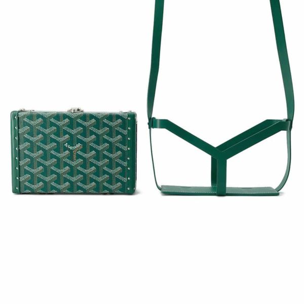 ゴヤール ショルダーバッグ ミノディエール レザー GOYARD トランク