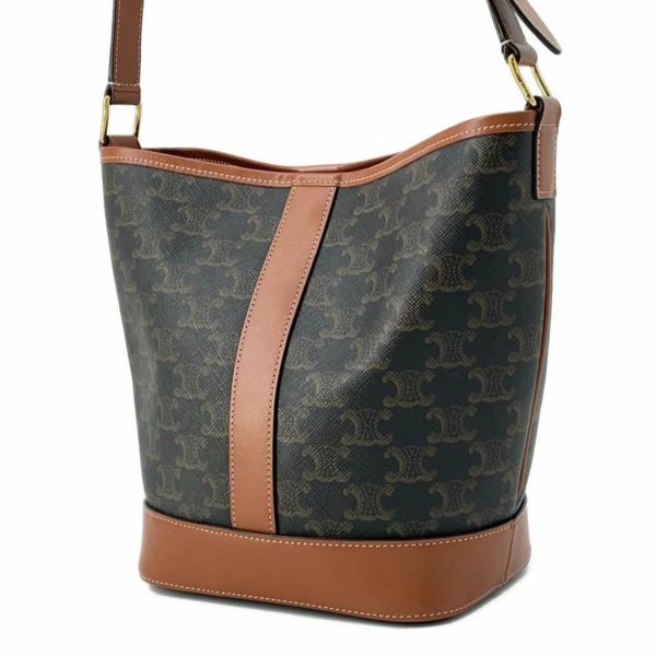 セリーヌ ショルダーバッグ トリオンフ スモールバケット ロゴ 191442 CELINE バッグ