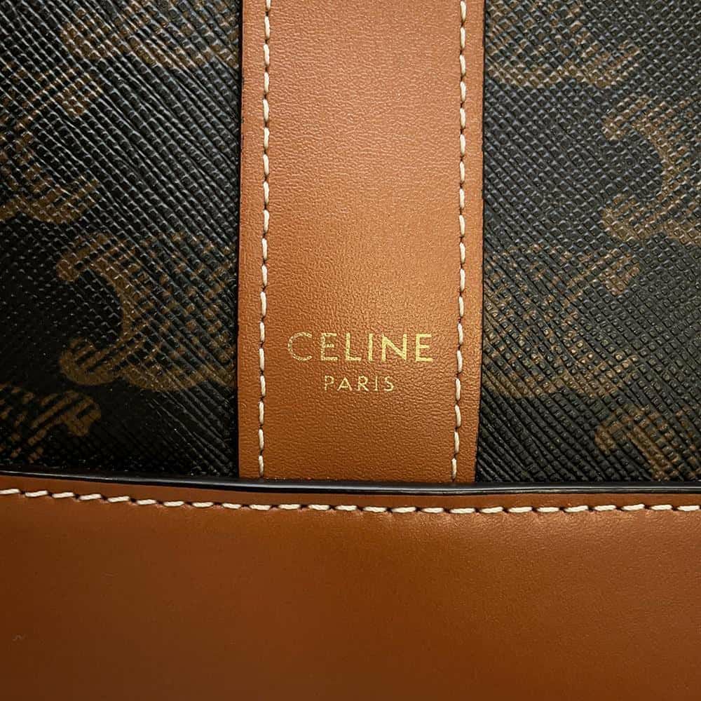セリーヌ ショルダーバッグ トリオンフ スモールバケット ロゴ 191442 CELINE バッグ