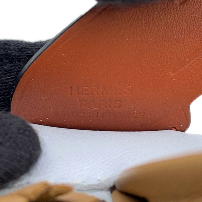 エルメス バッグチャーム ロデオPM ペガサス ブルーブリュム/チャイ/キュイーブル ラムスキン U刻印