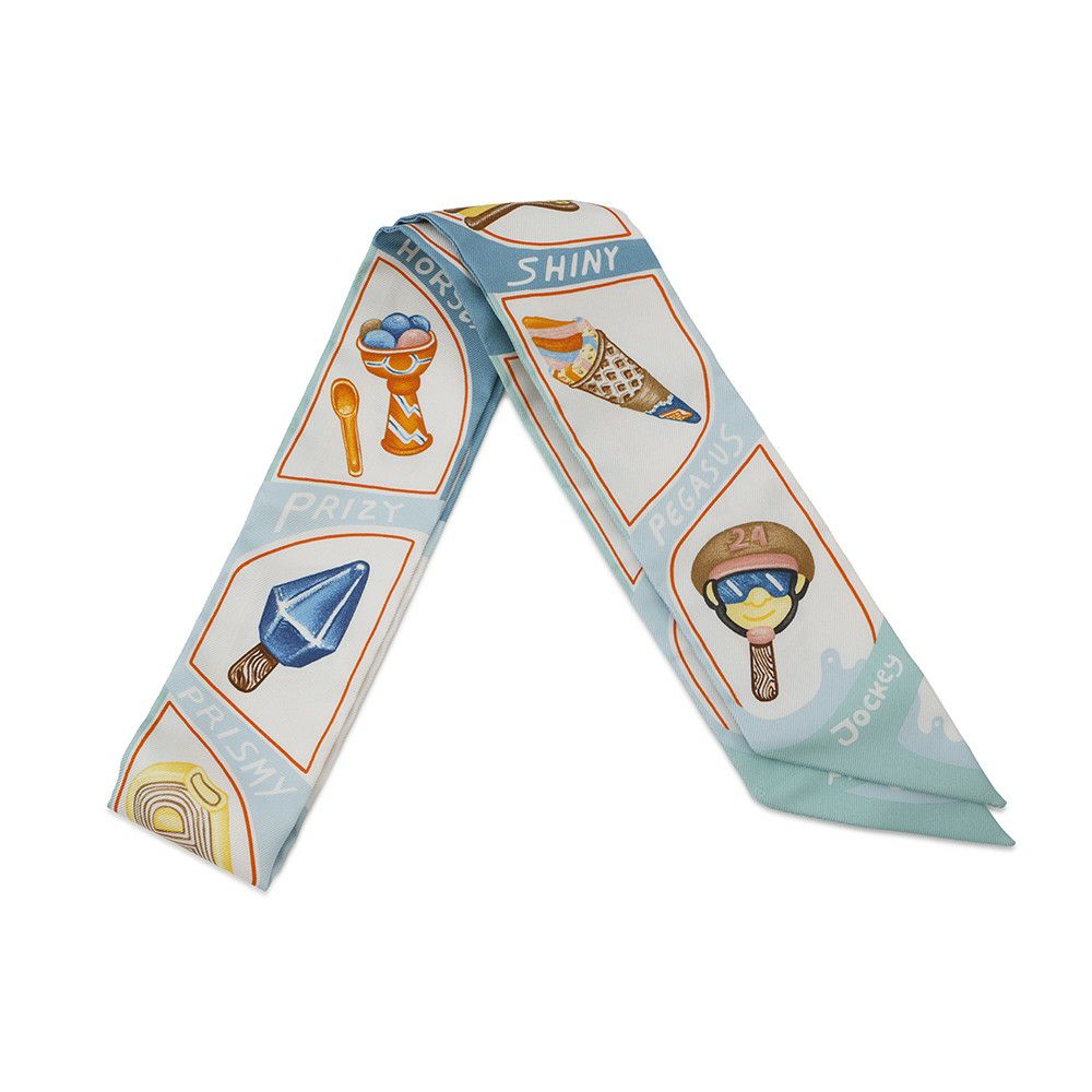 エルメス スカーフ ツイリー ファニー・アイスクリーム Funny Ice Cream HERMES 2024春夏