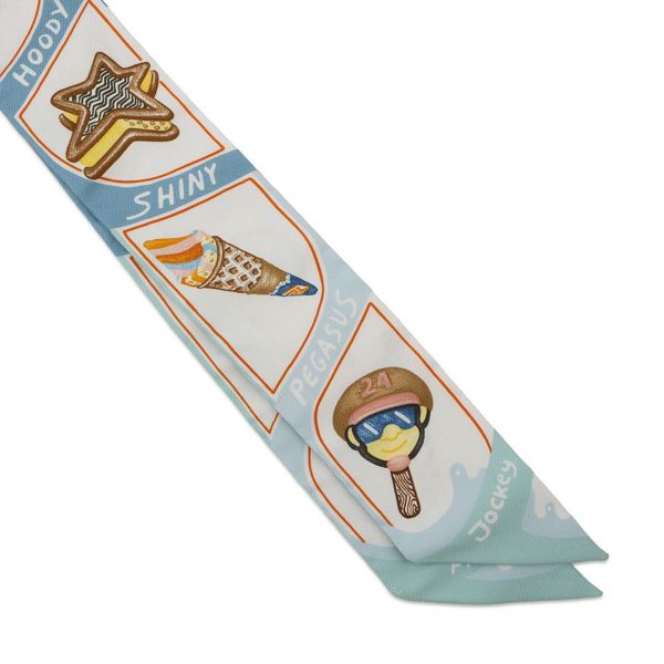 エルメス スカーフ ツイリー ファニー・アイスクリーム Funny Ice Cream HERMES 2024春夏