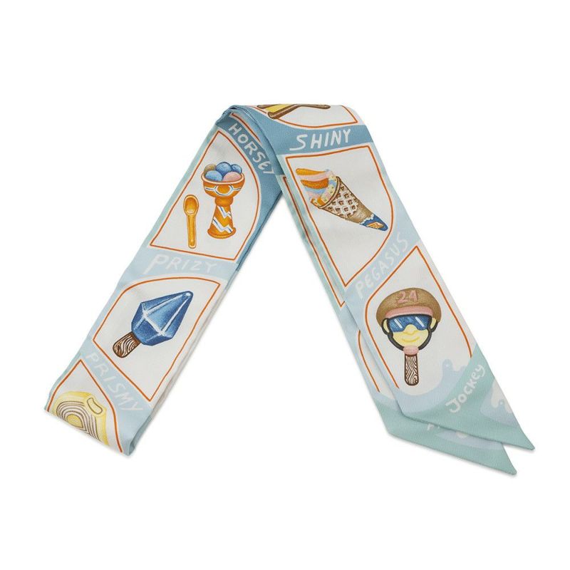 エルメス スカーフ ツイリー ファニー・アイスクリーム Funny Ice Cream HERMES 2024春夏