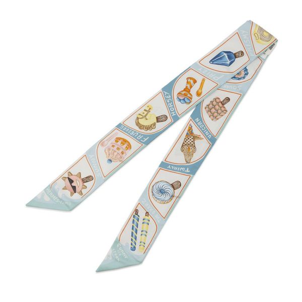 エルメス スカーフ ツイリー ファニー・アイスクリーム Funny Ice Cream HERMES 2024春夏