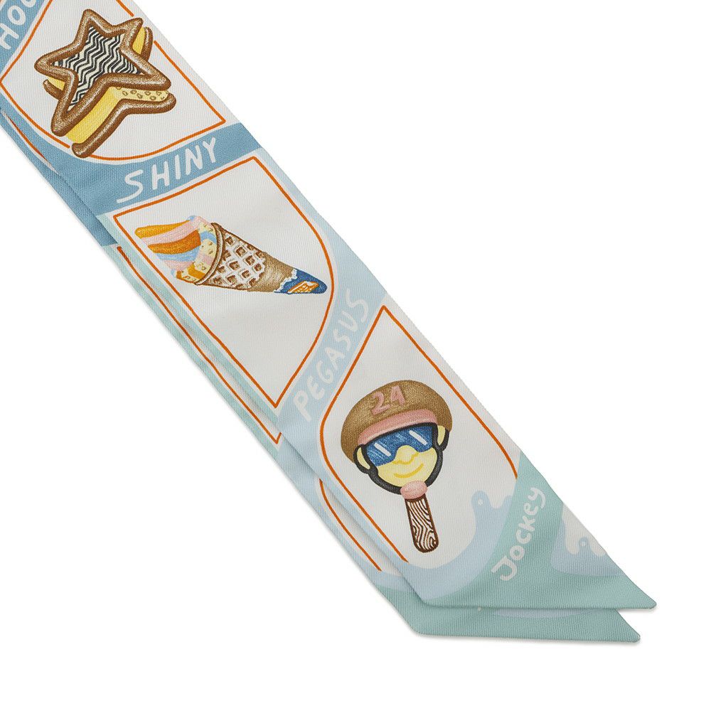 エルメス スカーフ ツイリー ファニー・アイスクリーム Funny Ice Cream HERMES 2024春夏