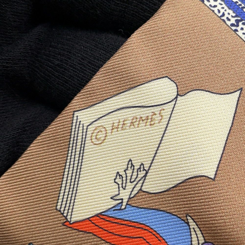 エルメス スカーフ ツイリー A Vos Crayons さあ色鉛筆を出して!/カレ・リブレ シルク 2025春夏