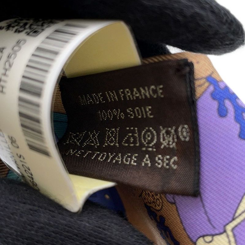 エルメス スカーフ ツイリー A Vos Crayons さあ色鉛筆を出して!/カレ・リブレ シルク 2025春夏