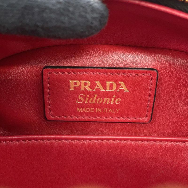 プラダ ハンドバッグ シドニー サフィアーノレザー 1BA238 PRADA 2way 黒