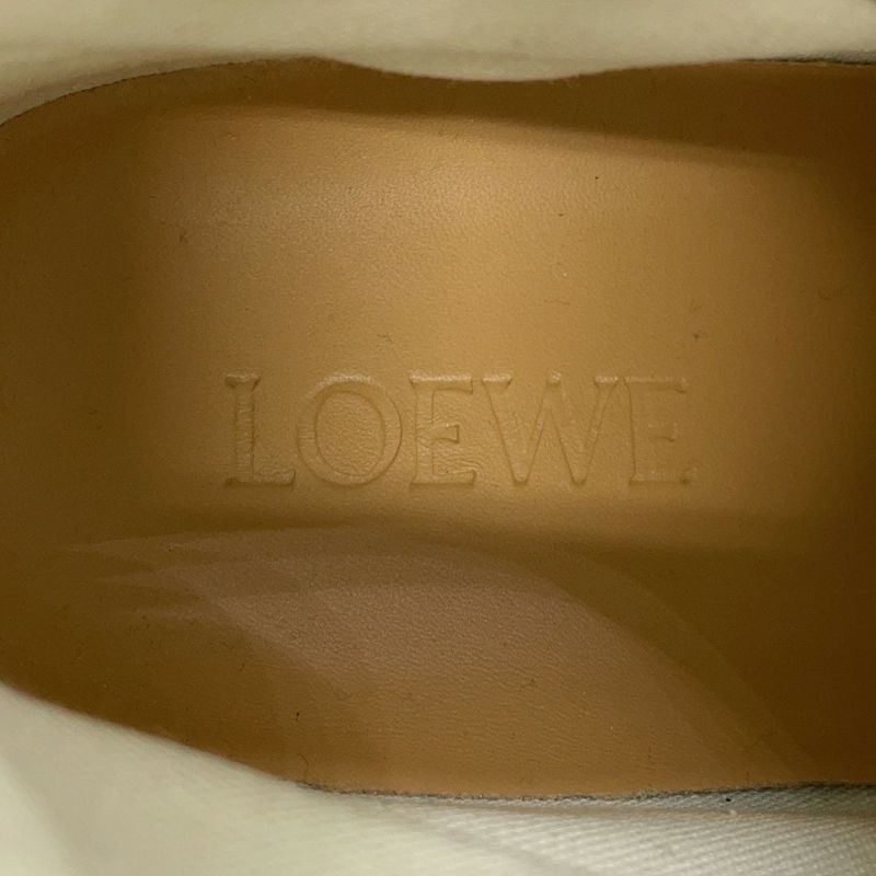 ロエベ スニーカー アナグラム ハイカットスニーカー キャンバス レディースサイズ36 LOEWE 靴
