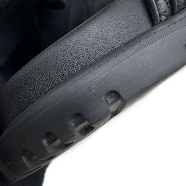 クリスチャン・ディオール サンダル ディオールアクト Dioract カナージュ レザー レディースサイズ35 1/2 黒