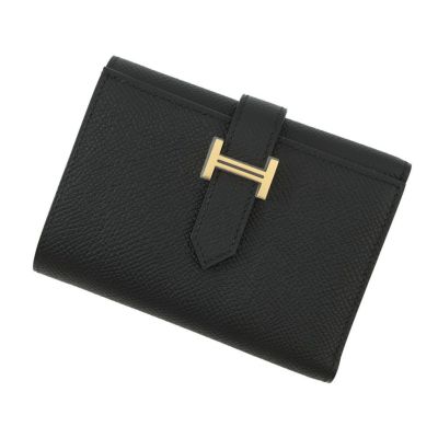 エルメス ケリーベルト ブラック/シルバー金具 エプソン B刻印 HERMES