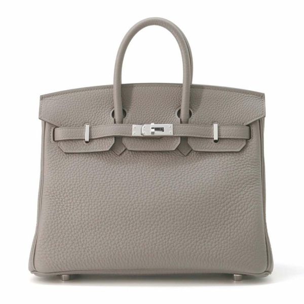 エルメス バーキン25 グリメイヤー/シルバー金具 トゴ U刻印 HERMES Birkin ハンドバッグ