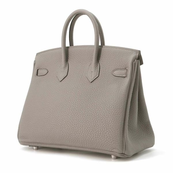 エルメス バーキン25 グリメイヤー/シルバー金具 トゴ U刻印 HERMES Birkin ハンドバッグ