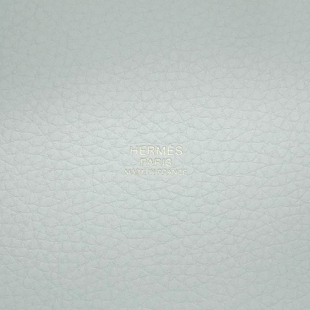 エルメス ハンドバッグ ピコタンロックPM ブルーペール/ゴールド金具 トリヨンクレマンス B刻印