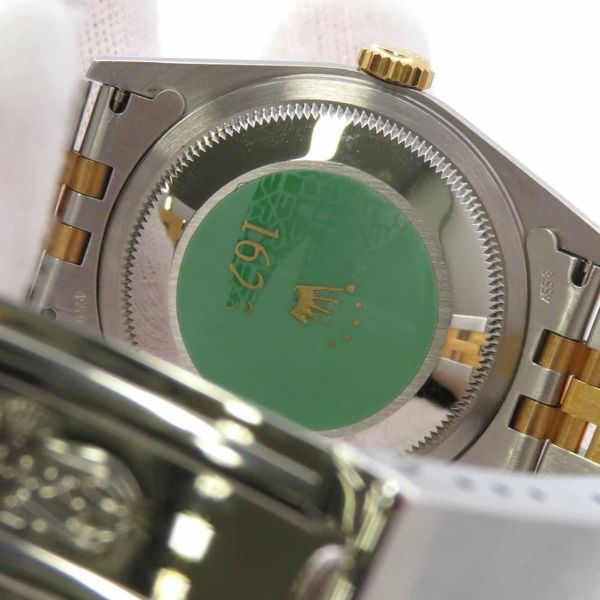 ロレックス デイトジャスト36 W番 SS/K18YG 16233 ROLEX 腕時計 シャンパンゴールド文字盤