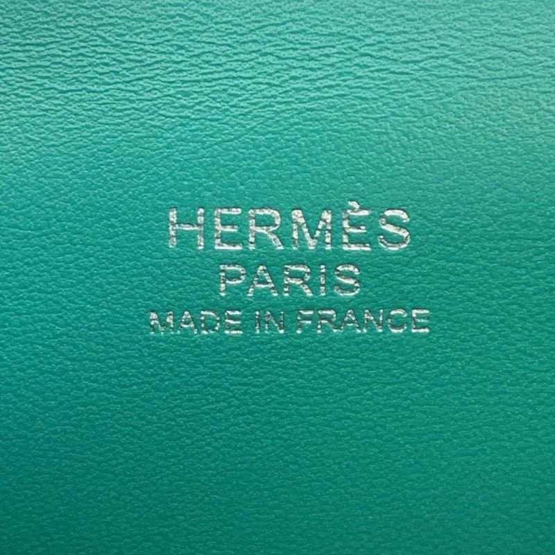 エルメス ハンドバッグ ツールボックス20 ミント/シルバー金具 エバーカラー Y刻印 2wayショルダー
