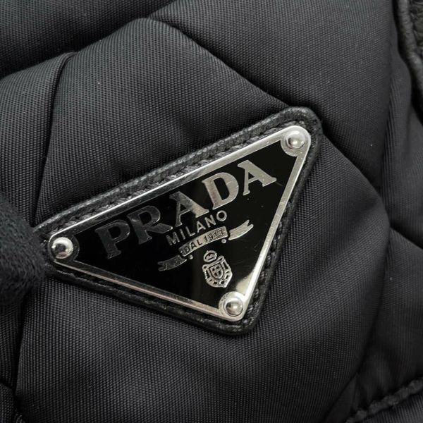 プラダ ハンドバッグ テスートボンバー ナイロン 1BG168 PRADA 2wayショルダーバッグ 黒