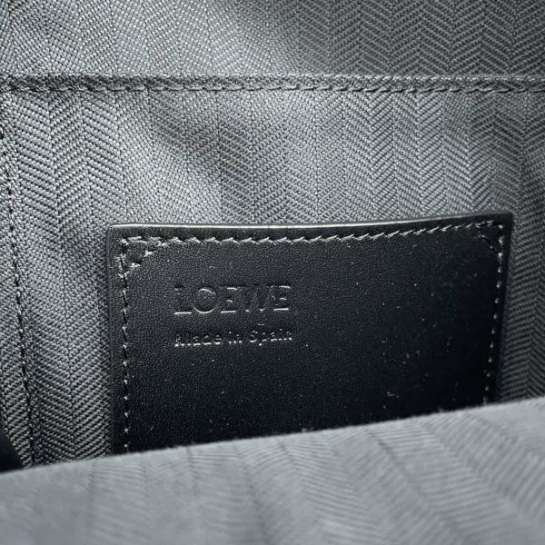 ロエベ ショルダーバッグ バーティカル クロス ボディバッグ レザー LOEWE バッグ 黒