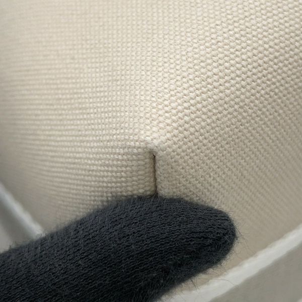 エルメス ポーチ ブリッド・ア・ブラックPM ベージュ/シルバー金具 キャンバス HERMES バッグ 小物入れ