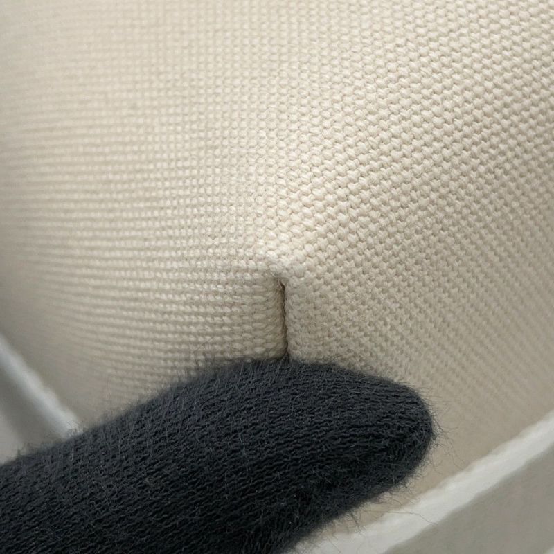 エルメス ポーチ ブリッド・ア・ブラックPM ベージュ/シルバー金具 キャンバス HERMES バッグ 小物入れ