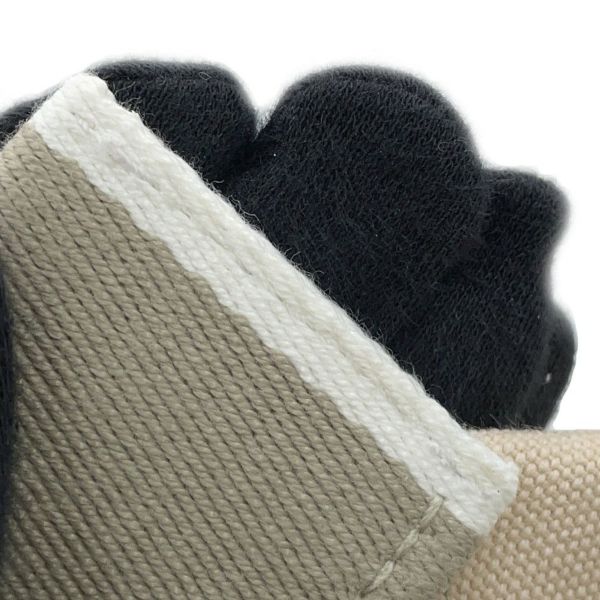 エルメス ポーチ ブリッド・ア・ブラックPM ベージュ/シルバー金具 キャンバス HERMES バッグ 小物入れ