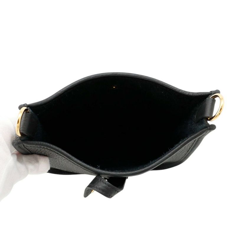 エルメス エブリンTPM 111cm アマゾン ブラック/ゴールド金具 トリヨンクレマンス K刻印 黒