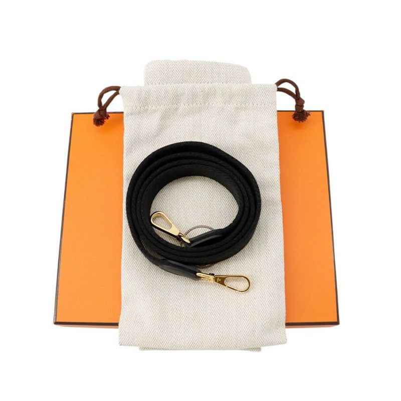 エルメス エブリンTPM 111cm アマゾン ブラック/ゴールド金具 トリヨンクレマンス K刻印 黒