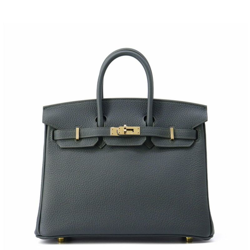 エルメス バーキン25 ヴェールマングローブ/シャンパンゴールド金具 トゴ K刻印 HERMES Birkin ハンドバッグ