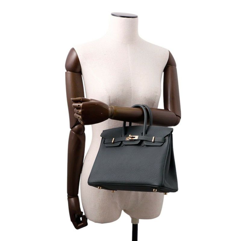 エルメス バーキン25 ヴェールマングローブ/シャンパンゴールド金具 トゴ K刻印 HERMES Birkin ハンドバッグ